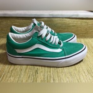 Vans Old Skool Suede Sneakers Kelly Green size 4